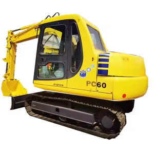 Excavatrice utilisée Komatsu PC60 6 tonnes Mini excavatrice d'occasion Komatsu Pc60 Digger à vendre en excellent état de fonctionnement - Product Image 1