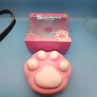 Nouveau Bestseller transfrontalier : Jouet anti-stress en PU imitation patte de chat, surdimensionné, créatif, à rebond lent, outil de relaxation pour
