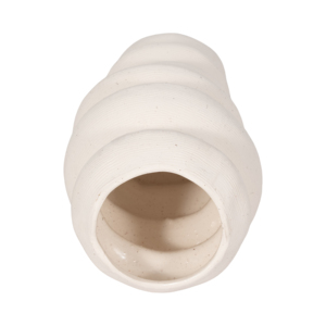 Vaso in ceramica ondulato e impilabile per soggiorno, centrotavola per decorazioni domestiche - Product Image 5