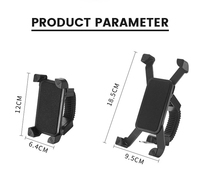 Support universel pour téléphone portable Chariot de golf pour marcheur en fauteuil roulant Poussette pour bébé Vélo Moto Guidon de vélo