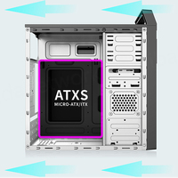 Caja de PC para Juegos ATX de Torre Completa Personalizada de Fábrica, de Acero, con Puertos de Audio/USB, Placa SPCC, 4 Ranuras PCI, Molde Privado en Stock