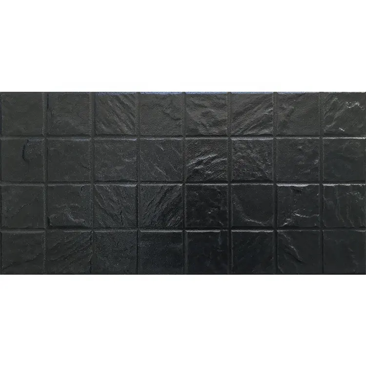 Outdoor Wall Decor Black And White Brick Look Porcelain Wall Tiles 30X60 Exterior Ceramic Outside Wall Tiles Design