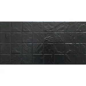 外壁の装飾黒と白のレンガの外観磁器の壁タイル30X60外装セラミック外壁タイルデザイン