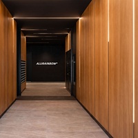 Revestimiento Metálico Exterior de Grano de Madera de Aluminio ACM de 3 mm y 4 mm