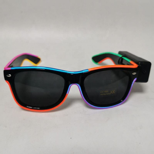Gafas LED Luminosas Dinámicas para Fiestas, Festivales, Navidad, Gafas de Neón EL Inalámbricas para Fiestas Rave, Gafas Brillantes Intermitentes - Product Image 2