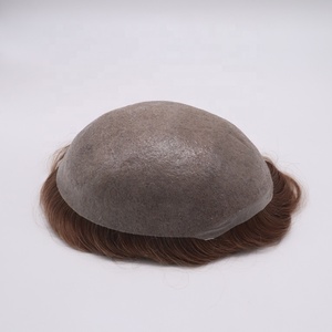 Peluca de tupé de repuesto para cabello de hombre, piel Superfina, transparente, poly <span class=keywords><strong>mirage</strong></span>, pegamento - Product Image 6