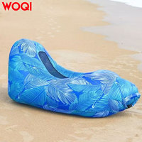 WOQI Canapé à air minimaliste moderne Chaise longue de plage portable Canapé gonflable rapide pour le camping, les voyages, l'arrière-cour et la piscine