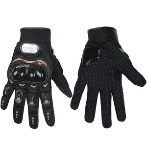 Guantes de carreras personalizados para hombre Guantes de moto impermeables baratos para montar en bicicleta con empuñaduras para uso diario en verano - Product Image 1