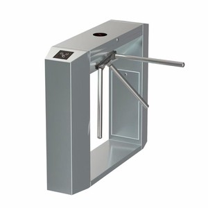 Tourniquet à trépied pivotant en acier inoxydable 304 avec lecteur de carte magnétique/carte à puce/code QR pour le contrôle d'accès, les parcs, les gymnases, les centres commerciaux - Product Image 2