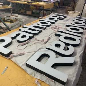 Insegna Luminosa 3D in Acrilico con Logo Aziendale <span class=keywords><strong>per</strong></span> Esterni, Insegna LED con Nome del Negozio in Acrilico Illuminato - Product Image 6