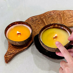 เทียนสปาธรรมชาติ กลิ่นลาเวนเดอร์ 200 กรัม ทำด้วยมือ เป็นมิตรกับสิ่งแวดล้อม ขี้ผึ้งถั่วเหลืองและมะพร้าว ตกแต่งบ้าน ยี่ห้อ COCOECO เวียดนาม - Product Image 1