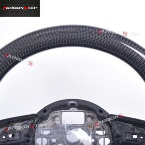 Volant en Fiber de carbone à bas <span class=keywords><strong>prix</strong></span> en Stock pour <span class=keywords><strong>Audi</strong></span> Q5 A3 R8 A6 C7 A5 A4 B8 <span class=keywords><strong>RS3</strong></span> S3 A7 A4 B9 RS6 RS7 S4 - Product Image 2