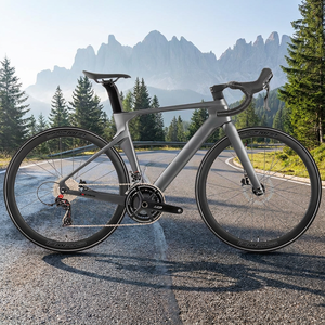 Bicicleta de Carretera Profesional de Fibra de Carbono, 22 Velocidades, Aero Racing, con Manillar Integrado de Aluminio, 700C R10pro-disc (sport)-50H - Product Image 6