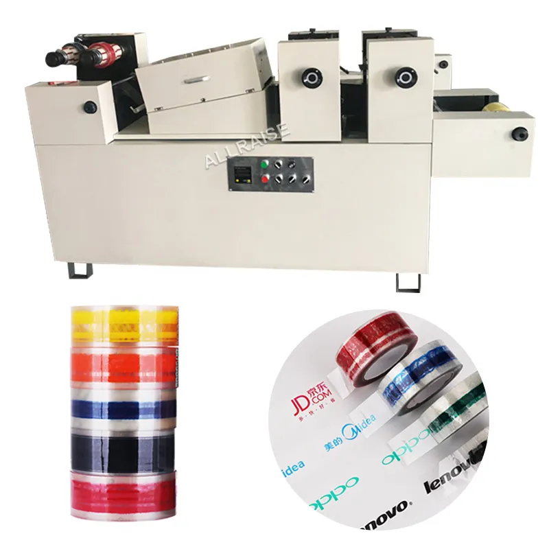 Automatische zweifarbige Klebeband-Flexodruck maschine Druckband maschine Band druckmaschine