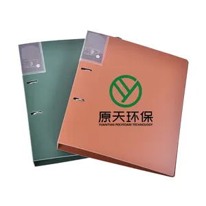 Luxury OEM ODM Design Custom Printed PP Foam Board File Folder A3 A4 A5 Size 2 Ring Binder Folder