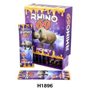All'ingrosso disponibile rinoceronte 69 pacchetti di miele esaltatore maschio 10g di miele magico bustina con pacchetti di miele d'oro - Product Image 1