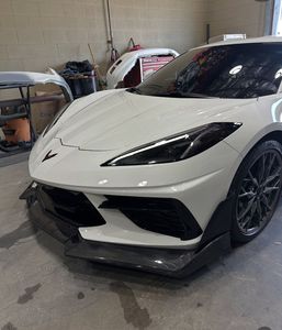 Nouveau becquet de pare-chocs avant en Fiber de carbone <span class=keywords><strong>C8</strong></span> 5V5 ZR1 ZTK Style pour Corvette <span class=keywords><strong>C8</strong></span> Z07 Stingray 2019 2023 - Product Image 3
