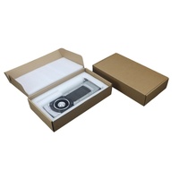 Boîtes en carton ondulé personnalisées pour l'emballage d'électronique, résistantes aux chocs, écologiques, avec insert en mousse