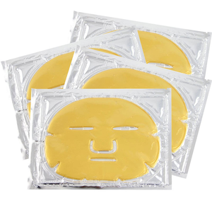 Masker Wajah Anti Kerut dan Melembapkan Kolagen 24K Emas Kristal Kolase Masker Wajah Asam Hyaluronic - Product Image 1