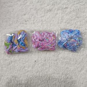 Scrunchie Besar Bergaya Eropa Musim Semi, Hiasan Rambut Serat Bambu Berbunga dengan Karet Elastis Tinggi untuk Anak Perempuan - Product Image 3