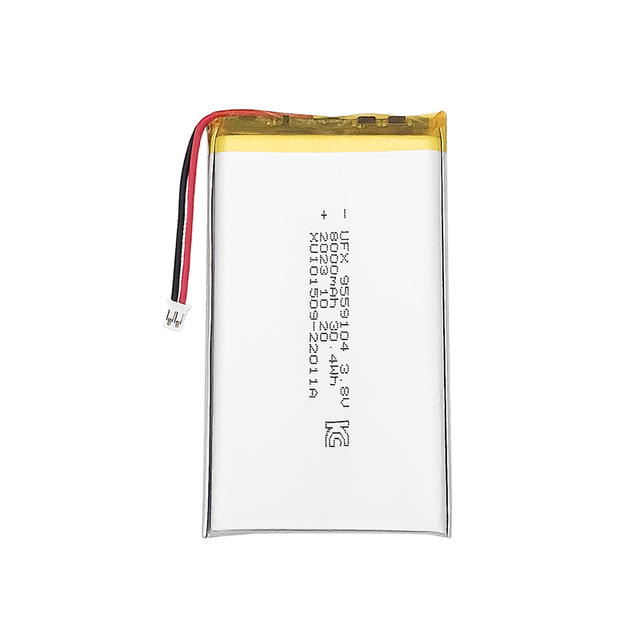 UFX9559104 8000mah 3.8V Li-polymer Lithium Battery KC UN38.3 ROHS UL1642 GB31241 EN62133 CB BIS Battery for Electronic Devices