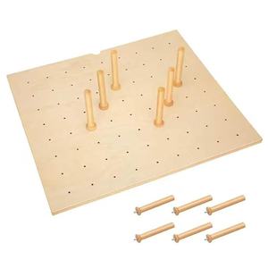 Organizador de cajones de madera de 12 piezas, estante de almacenamiento de utensilios de cocina, platos, clavijas, soportes de almacenamiento de tablero de clavijas - Product Image 1