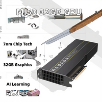 Estación de Trabajo con GPU Radeon MI50 Reacondicionada, Refrigerada por Ventilador, 32GB de Memoria de Video GDDR5, Computación Acelerada, PCI Express 4.0 16X, Salida DP