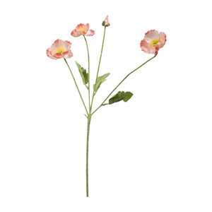 ดอกป๊อปปี้ประดิษฐ์ ผ้าไหมเคลือบเงา คุณภาพสูง เหมาะสำหรับตกแต่งงานแต่งงานและบ้าน - Product Image 5