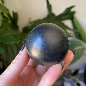 ลูกบอลชุงไกต์ธรรมชาติขายส่ง ทรงกลมขัดเงา สำหรับตกแต่งบ้านและเป็นของขวัญวันอีสเตอร์ - Product Image 4