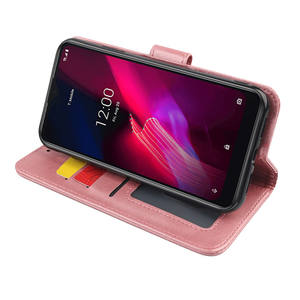 Funda de cuero para <span class=keywords><strong>TCL</strong></span> 30T Wallet Flip Cover Bolsa para teléfono móvil para <span class=keywords><strong>TCL</strong></span> 10 Plus Stylus 5G Teléfono móvil celular - Product Image 4