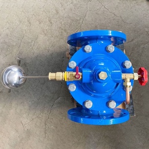 Válvula de bola flotante de <span class=keywords><strong>control</strong></span> remoto con silenciamiento de brida de 100mm 100X Válvula de bola flotante de hierro dúctil - Product Image 4