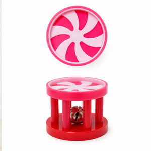 Ensemble de jouets en forme de fleur pour animaux de compagnie, avec son, pour chats et chatons, couleur aléatoire - Product Image 3