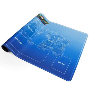 Conquest TCG Game Playmat Rectangular Blue EVA <b>Gaming</b> <b>Mat</b> 700x300mm for Card Games - Product Image 5