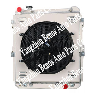 Radiador de aluminio de <span class=keywords><strong>4</strong></span> filas para <span class=keywords><strong>Ford</strong></span> Mustang Foxbody 5.0L 2.3L en 1979-1993 - Product Image 2