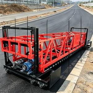 Équipement de pavage automatique d'asphalte routier multifonctionnel, machine de nivellement du béton avec vibrateur pour la construction routière - Product Image 4