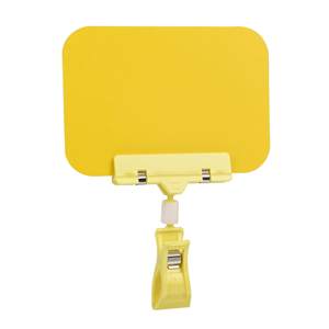 Penyangga Label Harga Barang Promosi Supermarket Terbaik di Pasaran, Dapat Diputar, untuk Klip Tanda, Bahan Akrilik PVC Transparan - Product Image 5