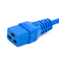 Cordon d'alimentation pour ordinateur C19 à C20 robuste de 3 pieds 15A /125V IEC-320-C19 à IEC-320-C20 rallonge d'alimentation