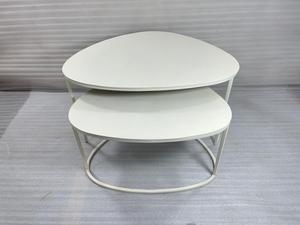 Handcrafted <b>Nesting</b> <b>Coffee</b> <b>Table</b> <b>Set</b> Modern Living Room Furniture Space Saving Side <b>Tables</b> for Home Apartment Hotel Lobby OEM - Product Image 6