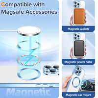 Étui de téléphone magnétique en TPU plaqué or de luxe pour Apple iPhone 15 14 13 12 11 Pro Max, coque arrière magnétique pour téléphone portable
