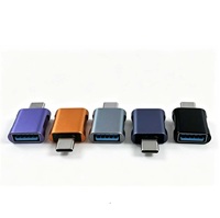 Adaptador USB-C 3.1 a USB-A 3.0 Hembra de 10 Gbps con Protección OTP para Smartphone, Laptop, PC, Cámara y LED - 2 en 1