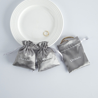 Bolsas de Regalo de Joyería de Seda Satén Duraderas, Reutilizables y Sostenibles para Collares, Pulseras, Pendientes, Regalos de Navidad y Bodas