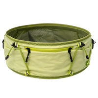 Sac banane léger en nylon avec fermeture éclair, antichoc, imperméable, très élastique et respirant, pour course discrète, ceinture d'hydratation, sports de plein air