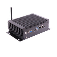 PC Industrial de Alto Rendimiento Intel I5 con 6 COM, 8 USB, Doble LAN, DDR4, DC12V para Monitoreo de Equipos de Manufactura Inteligente y Control IoT