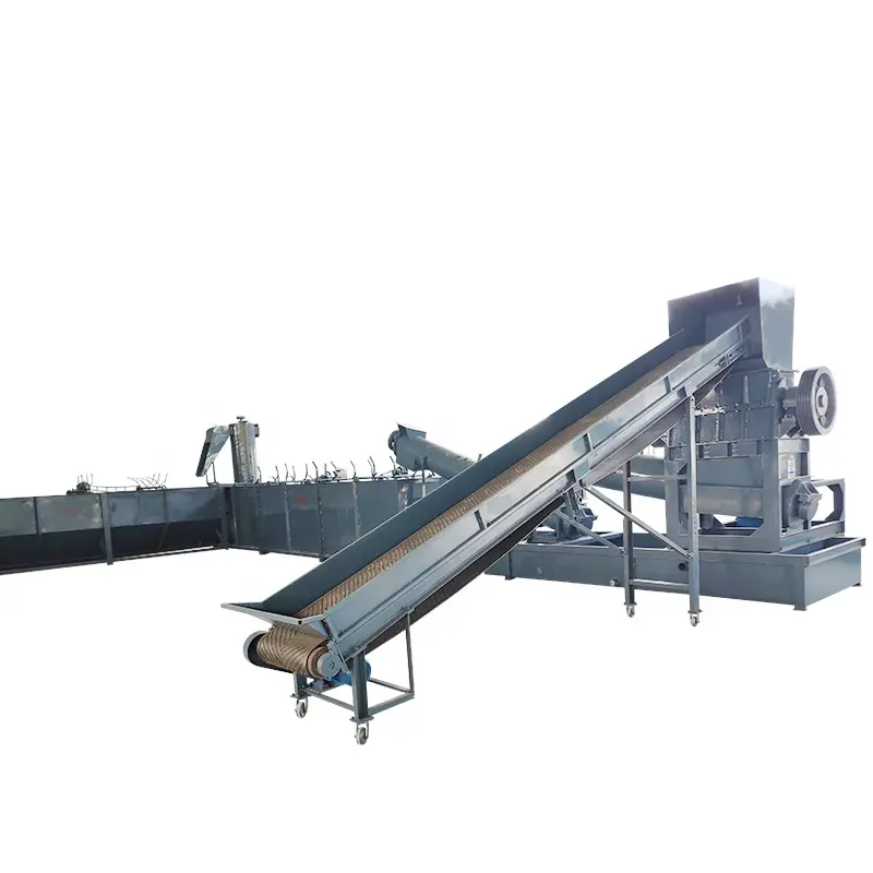 PP PE plastic film recycle crushing washing line