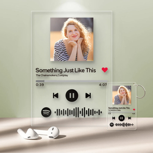 Placa de música acrílica transparente, personalizable, <span class=keywords><strong>Spotify</strong></span> Song, 2021 - Product Image 6