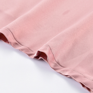 Pyjama pour femmes en tissu satiné polyester élégant, taille personnalisée, longueur genoux, ODM, vêtements de nuit pour le printemps, l'été et l'automne - Product Image 6