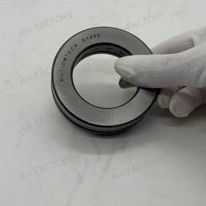 <span class=keywords><strong>Rodamiento</strong></span> <span class=keywords><strong>Axial</strong></span> de Bolas de Empuje de Alta Velocidad de Una Hilera, Doble Dirección, Acero Cromado 51209 - Product Image 4