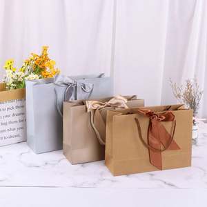 Luxury Folding <b>Shopping</b> Bag for <b>Small</b> Business Custom Logo Printed Wedding White Gift Store Packaging Paper with Rope Handle - Product Image 3