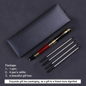 Stylo publicitaire de luxe en métal haut de gamme de style classique chinois, stylo à bille personnalisé avec logo, stylo gel - Product Image 4