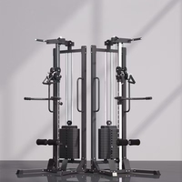Machine de musculation à poulies croisées en acier, double poulie, capacité 70 kg, pour bras et poitrine, entraînement complet, unisexe, pour la maison